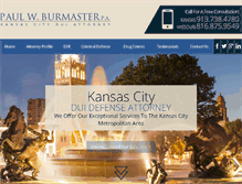 Tablet Screenshot of burmasterlaw.com